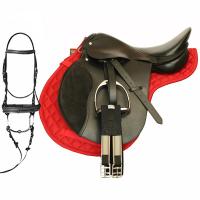SELLA INGLESE HORSES CON ACCESSORI PERSONALIZZABILI
