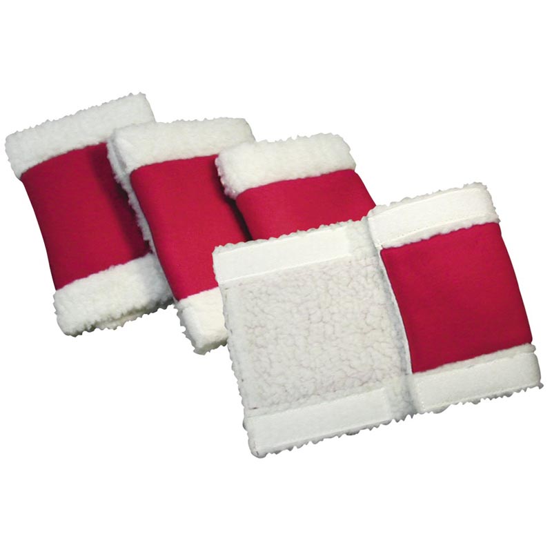 Set 4 copri fasce da natale chiusura in velcro - 9309