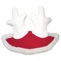 CAPPUCCIO DA NATALE PER CAVALLO A FORMA CORNA DI RENNA - 9310