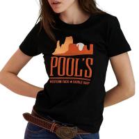 T-SHIRT POOL’S DA DONNA SLIM FIT STAMPA COLORADO