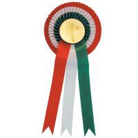 COCCARDA TRICOLORE PER PREMIAZIONE CONCORSO