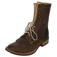 STIVALE MONTA WESTERN BARKLEY L970 LACER BOOTS CUOIO