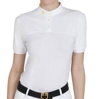 POLO DA CONCORSO DONNA MANICA CORTA EQUESTRO MESH