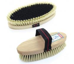 Spazzola Lucidante In Crine Di Cavallo Con Manico In Legno – Perfetta Per Scarpe E Stivali, Lunga 17,5 Cm