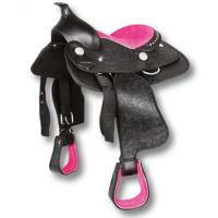 SELLA WESTERN SINTETICA THINK PINK PER BAMBINI misura 12”