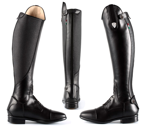 FULL GRAIN LEATHER RIDING BOOTS TATTINI RETRIEVER LACES INTERCHANGEABLE STRAPS AT YOUR CHOICE