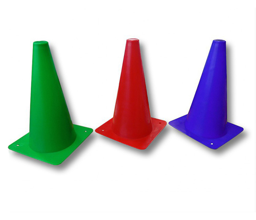PLASTIC CONE FOR TRAINING SHOW JUMP BARRIERS HEIGHT 30 CM