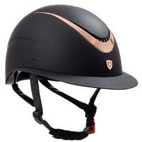 CASCO EQUITAZIONE EQUESTRO mod. GALAXY CON PROFILI LUCIDI