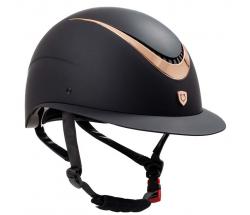 CASCO EQUITAZIONE EQUESTRO MOD. GALAXY CON PROFILI LUCIDI - 3305