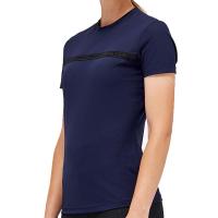 T-SHIRT CAVALLERIA TOSCANA CON LOGO e MESH da DONNA