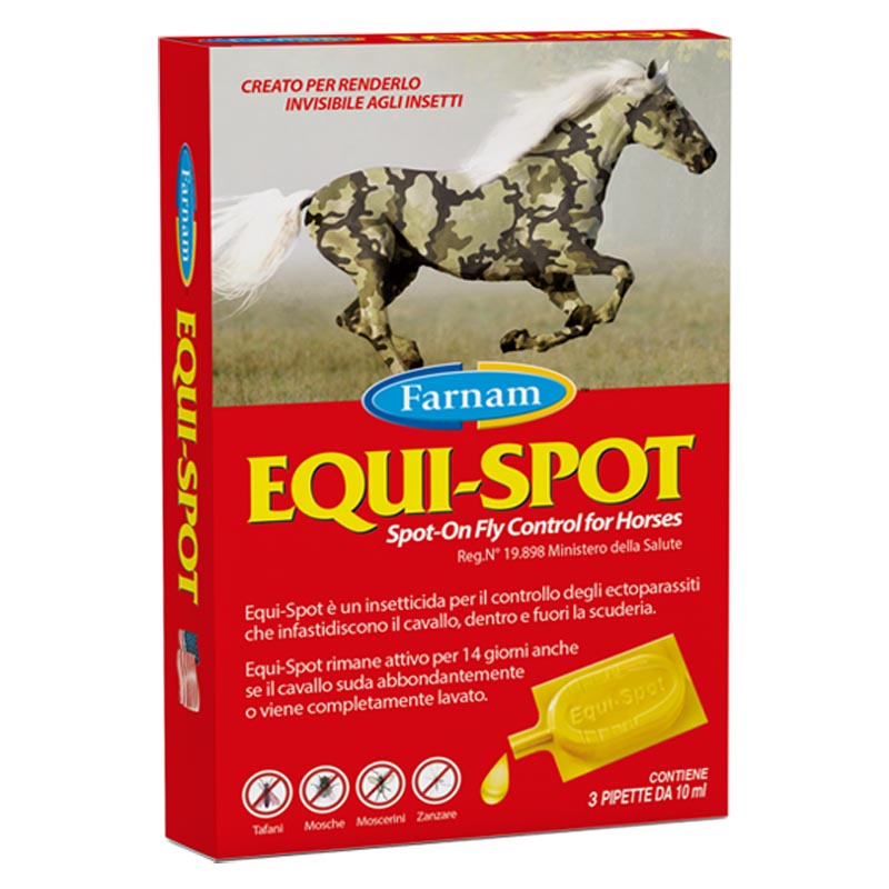 FARNAM EQUI-SPOT INSECT REPELLENT SPOT-ON FOR HORSES 3x10ml
