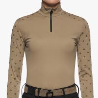 MAGLIA LUPETTO DA ALLENAMENTO CAVALLERIA TOSCANA CON ZIP da DONNA