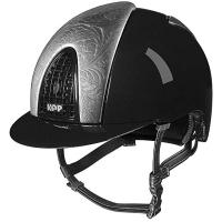 CASCO KEP ITALIA CROMO METAL NERO FRONTE E RETRO ARGENTO FLOREALE