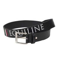 CINTURA EQUILINE RALPH UNISEX IN PELLE CON BANDIERA E LOGO 