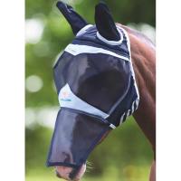 MASCHERA ANTIMOSCHE PER CAVALLO MAGLIA SOFFICE ERGONOMICA - 0590