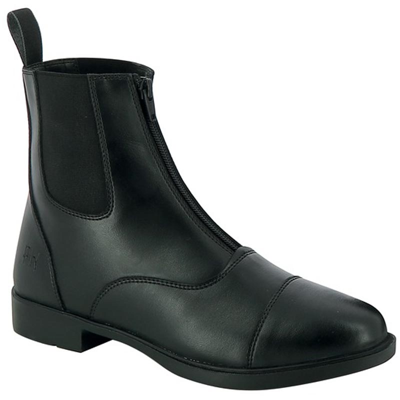 JODHPUR RIDING BOOTS WITH FRONT ZIPPER