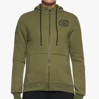 FELPA CAVALLERIA TOSCANA HOODIE CON ZIP e CAPPUCCIO da DONNA