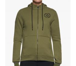 FELPA CAVALLERIA TOSCANA HOODIE CON ZIP e CAPPUCCIO da DONNA - 9651