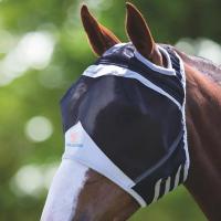 MASCHERA CAVALLO IN RETE SOTTILE CON FORI PER ORECCHIE - 0604