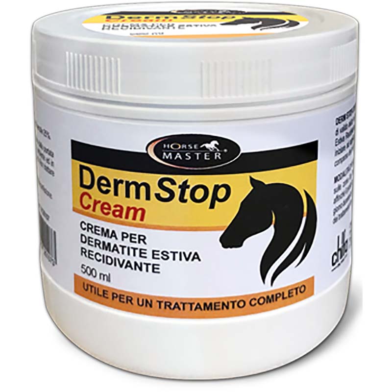Derm stop crema per dermatite estiva recidivante cavalli horse master 500ml 