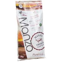 Crocchette 2 kg Pura Natura Dalla Grana Grain Free Monoproteiche per Cani Adulti Taglia Piccola al gusto Manzo
