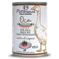 Patè 400 gr Pura Natura Dalla Grana per Cani al gusto Oca
