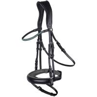 BRIGLIA INGLESE IMBOTTITA X-LINE NEW GREEN