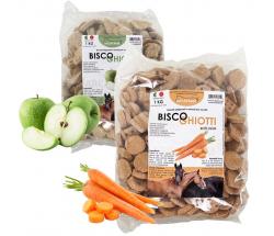 BISCOTTI ARTIGIANALI E NATURALI DA FORNO PER CAVALLI BISCOGHIOTTI 1 kg GUSTI VARI - 1170