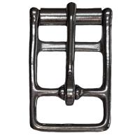 FIBBIA PER SOTTOPANCIA INGLESE mm 26 con DOPPIO PASSANTE CON RULLO