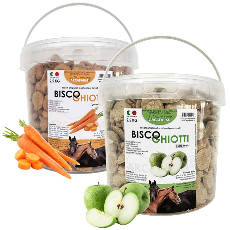 BISCOTTI PER CAVALLI CAROTA 750 GR - Moreno Pet Food