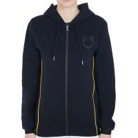 FELPA DONNA EQUESTRO CON CAPPUCCIO FULL ZIP