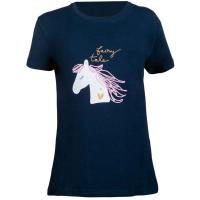 MAGLIA TEMPO LIBERO HKM CON STAMPA EQUESTRE PER BAMBINA