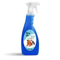 SHAMPOO a SECCO NATURALE per CANI E GATTI 750 ml DRY SHOWER ECO+