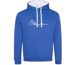 FELPA CON CAPPUCCIO E RICAMO MY SELLERIA UNISEX linea BICOLOR - 0025