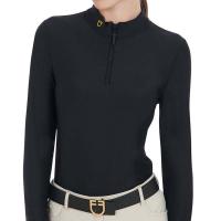 POLO DA ALLENAMENTO EQUESTRO da DONNA SLIM FIT MANICA LUNGA