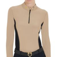 POLO DA ALLENAMENTO EQUESTRO da DONNA SLIM FIT MANICA LUNGA