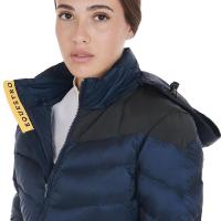 GIACCA PIUMINO EQUESTRO SLIM FIT CON CAPPUCCIO da DONNA