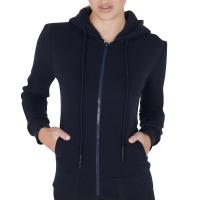 FELPA EQUESTRO IN MORBIDO COTONE CON ZIP e CAPPUCCIO da DONNA