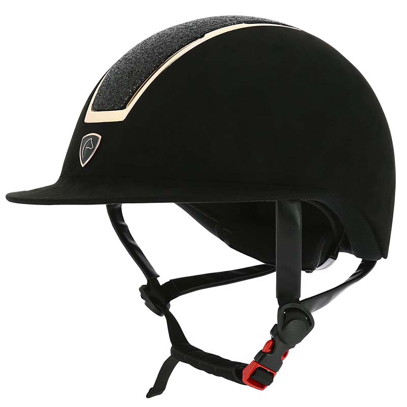 Cap Equitheme con glitter profili oro rosa