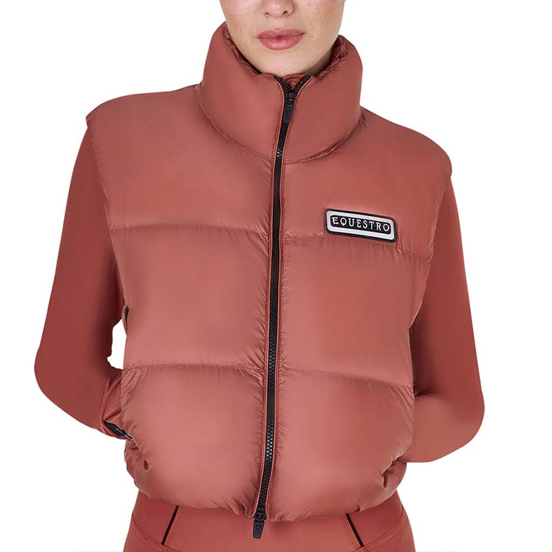 Smanicato Corto imbottito Equestro da donna, stile bomber - 9850