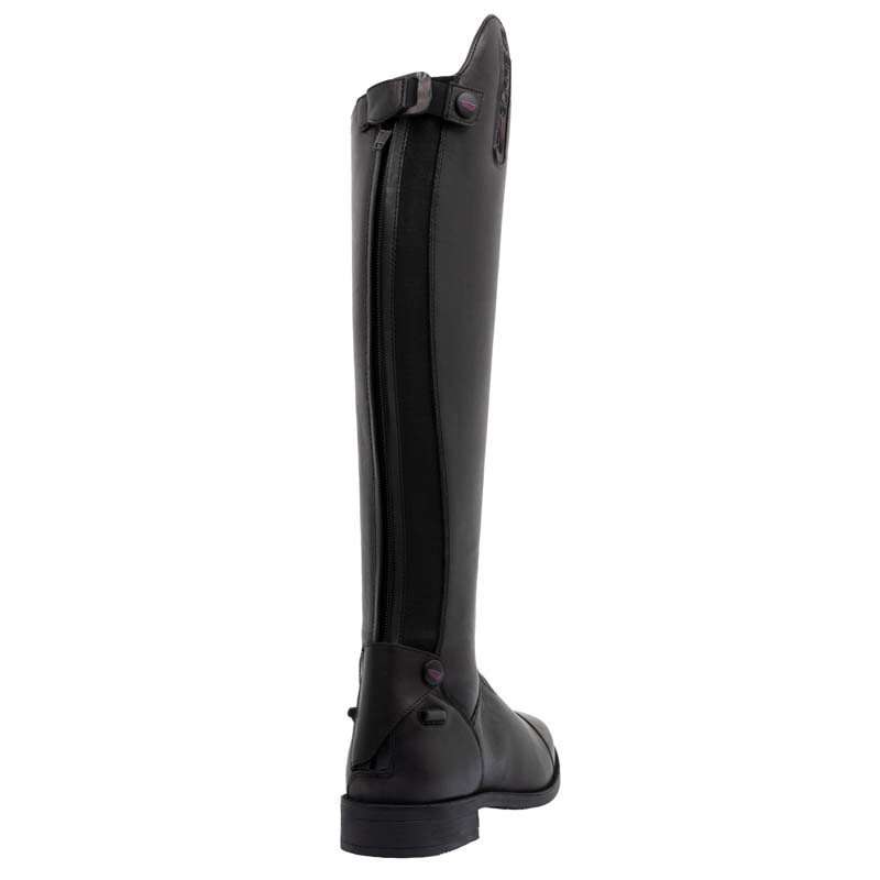 Stivali equitazione Supreme con lacci e cerniera in pelle - 37391