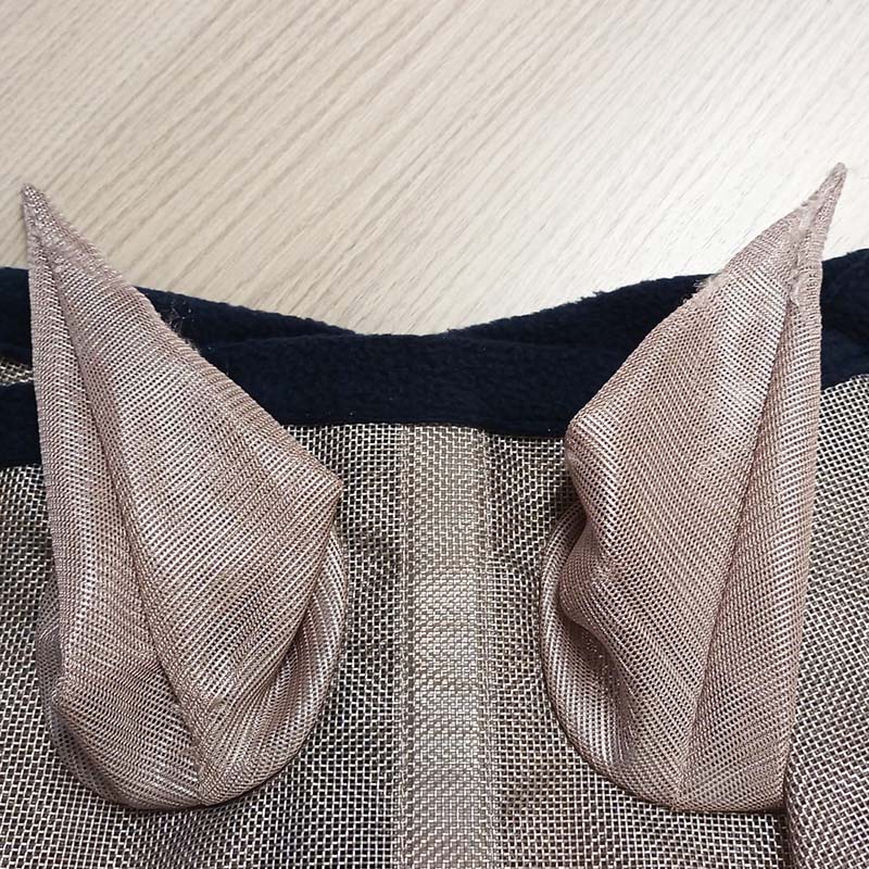 B-CHOICE | Maschera antimosche Rambo Flymask Plus (BEIGE/BLU, FULL) - B9515