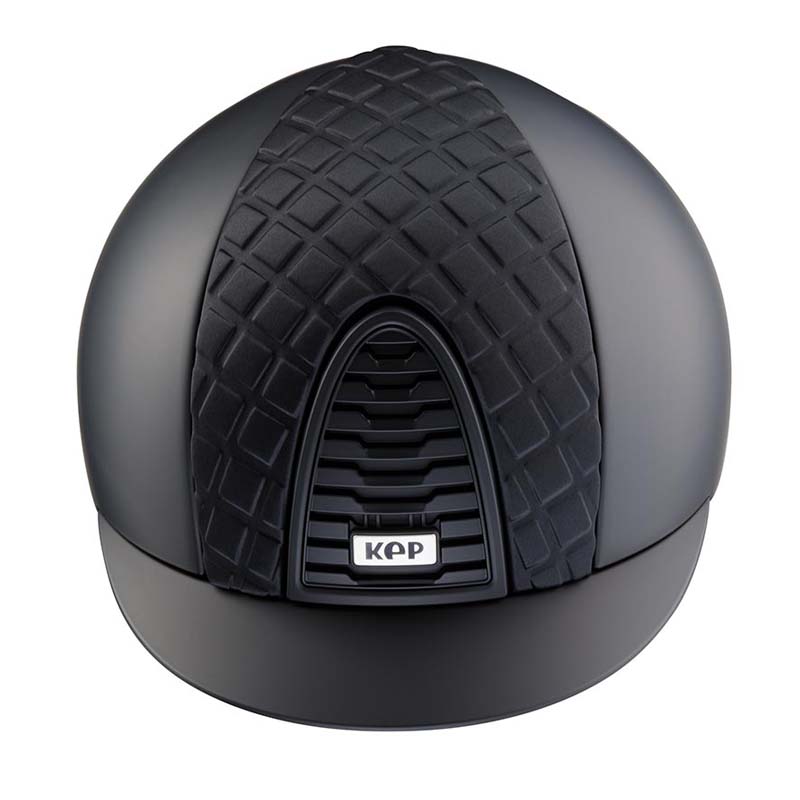 Casco equitazione kep italia cromo 2.0 textile con inserto raso - collezione milano - 3371