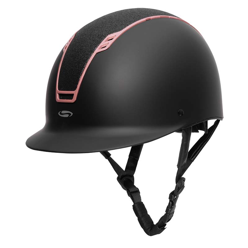 Casco equitazione SWING H22 Shine con inserto glitter - 3292