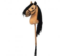 HOBBY HORSE CAVALLINO GIOCATTOLO con CODA mod. PREMIUM  - 7803