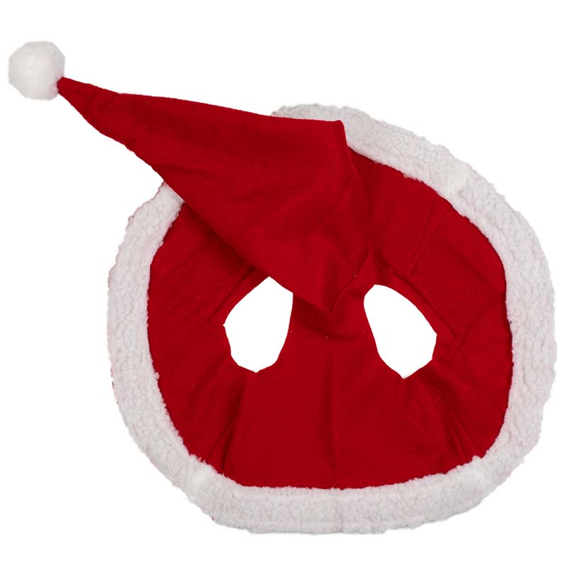 Cuffietta di natale per cavallo senza orecchie - 9321