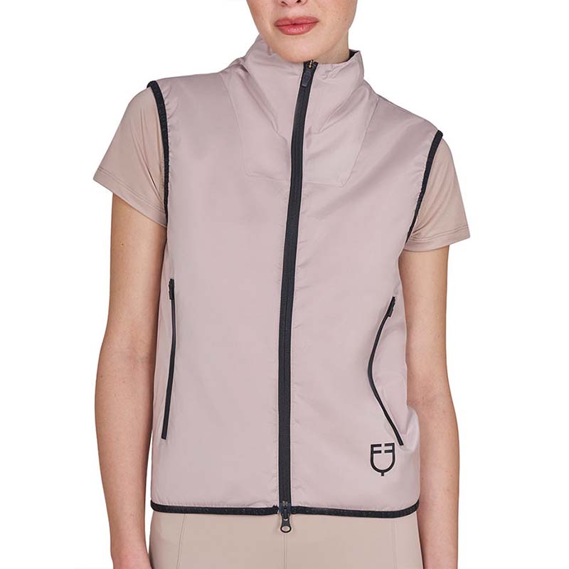 Gilet impermeabile salva-spazio da donna equestro foldable