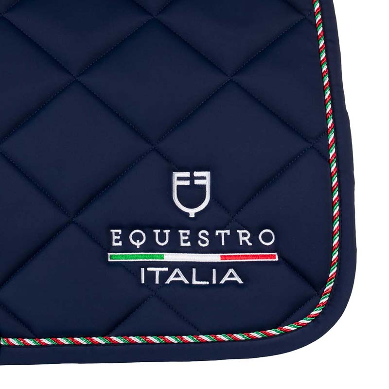 Sottosella da salto equestro x fise con cordino tricolore - 9968