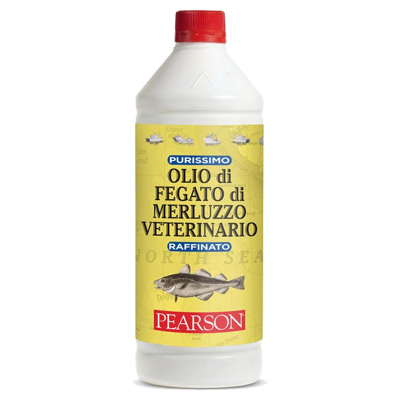 Olio di fegato di merluzzo pearson uso veterinario da 1lt