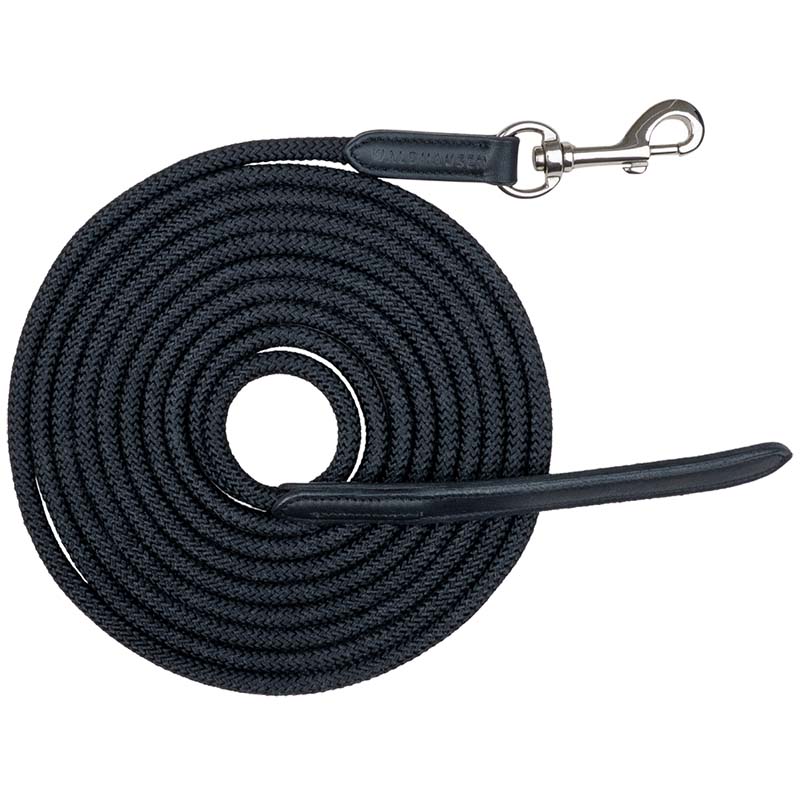Longia o corda 4 m Waldhausen mod. Luce per capezzone, con moschettone